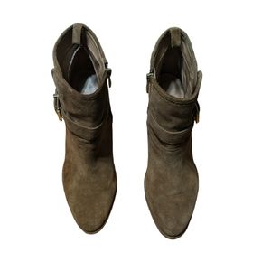 Franco Sarto Brown Booties 9.5